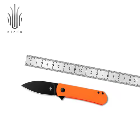 Kizer Pocket Folding Knife Yorkie V3525A2 Nitro-V Steel Blade G10 Handle Hunting Camping Flipper Ope