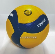 【MIKASA JAPAN V200W】柔軟超纖皮 歐洲冠軍聯賽排球, 5號。 Soft Microfiber Leather UEFA Champions League Volleyball, Of