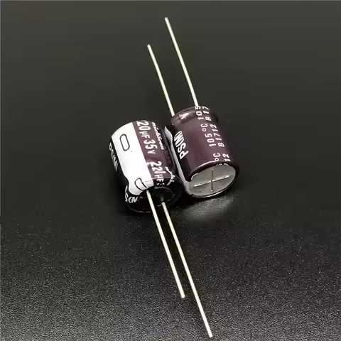 10Pcs/100Pcs 220uF 35V NICHICON PS Series 10x12.5mm Low Impedance 35V220uF Aluminum Electrolytic cap