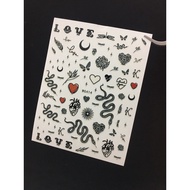 Sticker CODE WG - nail sticker, sticker handPiece
