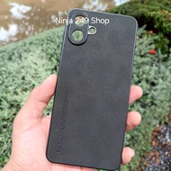 เคส สำหรับ Samsung A07 แบบซิลิโคนกันกล้อง+ลายหนังกลับ #Samsung A07