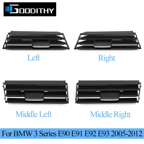 Car Front Row Air Conditioning AC Vent Grille Repair Kit Adjustment For BMW 3 Series E90 E91 E92 E93