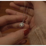 SILVER DIAMOND NECKLACE BEAUTIFUL DIAMOND MOTIF NECKLACE GOLD JEWELRY