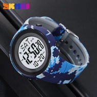 SKMEI Fashion LED Light Countdown Digital Mens Sport Watches Casual Stopwatch Date Week 5Bar Waterproof Wristwatch Alarm Clock