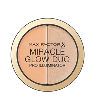 Max Factor Miracle Glow Duo Highlighter Medium 20 - Highlighter Powder with Gold Shimmer - For the P