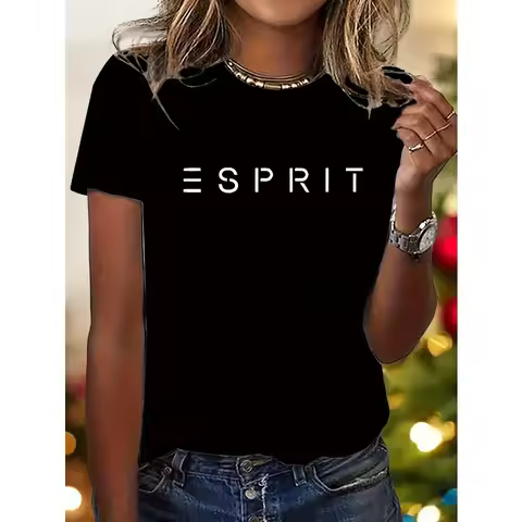 Bold Letter Pattern Pure Cotton Cartoon Printed T-shirt Summer New Trend Men's and Women's Clothing 