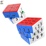2x2 Magnetic Cube Number Puzzle 3x3 Magnetic Cube Smooth and Durable Puzzle Cube