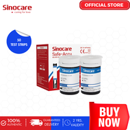 Sinocare Safe-Accu 50pcs Blood Glucose Test Strips Only for Safe Accu Glucometer FDA APPROVED