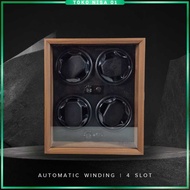 Rhodey Watch Winder Box Automatic 4-Slot Watch Display Box - SKW14