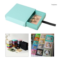 【CH*】 13 Colors Drawer Suspension Drawer Box Earrings Necklace Rings Storage Jewelry Box PE Film Jew