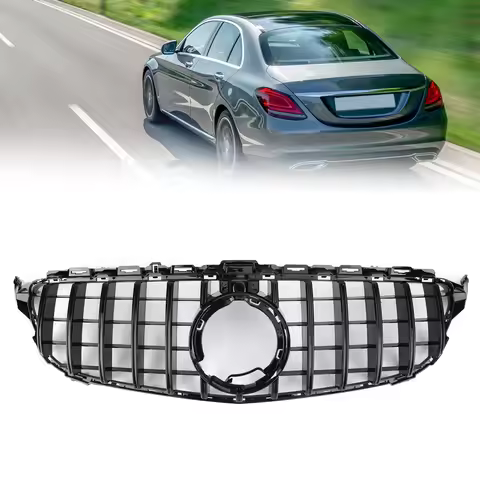 Artudatech GTR Style Grill Grille W/Camera fit Mercedes-Benz W205 C205 A205 2019 2020 2021