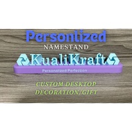 Customized Multicolour Name Stand | Personalized Business Name Plate