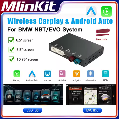 Wireless CarPlay for BMW NBT EVO 1 2 3 4 5 6 7 Series X1 X3 X4 X5 X6 MINI F56 F15 F16 F25 F26 F48 F1