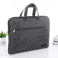 Men Women Tote Bag File Bag Zipper Briefcase Briefcase A4 File Bag Canvas Information Bag Office Sup