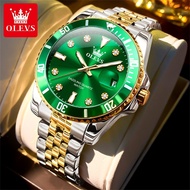 OLEVS  watch for men waterproof 2024  formal   original gift set for men stainless steel strap  watc
