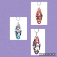 五等分的新娘 - 中野五月、中野三玖、中野二乃 匙扣