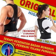 Korset Alat Punggung Penegak Pelurus Pundak Badan Bungkuk Skoliosis Penyangga Tulang Belakang Belt M