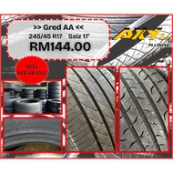 🔥GRED AA 245/45 R17 Inch Original Second Hand | Tayar Seken Terpakai Berkuali Bagus Terbal & Cantik