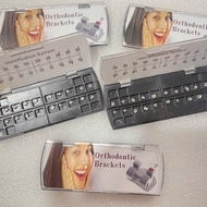 Girl's steel braces - Orthodontic braces - Metal braces - ROTH, MBT system braces