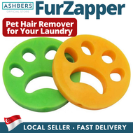 FurZapper Pet Hair Remover for Laundry, Silicone Fur and Hair Sticking Device for Washing Machine and Dryer. Fur Zapper Dog Cat Stick Clothing Bedding Pet Supplies. Reusable Static Lint Catcher Washer Brush Cleaner