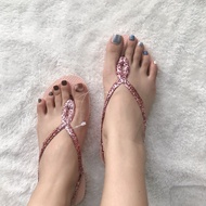 Giày Sandal Nữ Havaianas Luna Chất Liệu PU Mũi Tròn Đế Bằng Chống Trượt Giày Đi Biển Thoải Mái Giày