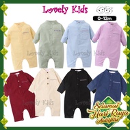 RAYA DEAL Newborn Romper Baby Boy Baju Melayu Baju Raya Baby Romper Bayi Baby Blue Sage Green Yellow