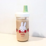 【miffy】草莓大象杯 吸管杯 500ml