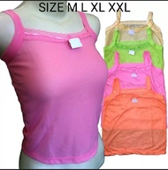 6 PCS Singlet Wanita Remaja LILY / SHELLA Kaos Dalam Wanita Remaja Kaos Kutang Wanita Singlet Anak S