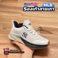 รองเท้าผ้าใบ MLB Athflow NY Yankees White Black  สีขาวดำ สวยตรงปก สินค้ามาใหม่ มาแรง!!