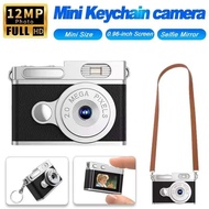 FHD Digital Mini Keychain Camera Auto Focus 48MP Vlogging Video Camera Anti-Shake Student CCD Portab