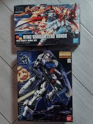 未砌 共兩盒 MG HG 1/144 Wing Gundam Zero Honoo 模型 GP03 GP03S 0083