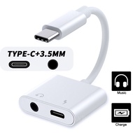 Audio Adapter Dual L Headsets USB-C to 3.5mm Type-C Charging Aux Lead Connector Pro X Max