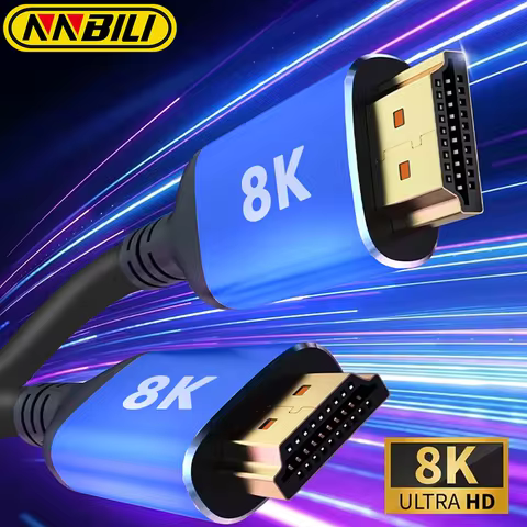 NNBILI DisplayPort Cable 8K DP 1.4Cable 8K@60Hz 4K@144Hz TV Computer Monitor Projector Console Audio