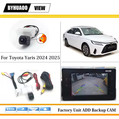 Rear View Camera For Toyota Yaris sedan /Yaris Ativ sedan 2024 2025 2026 For DENSO Type:TN0020A Unit