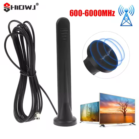 GSM 3G 4G 5G Antenna Outdoor Omni Aerial High Gain 5dBi RP SMA Male TS9 CRC9 Waterproof Magnetic Ant