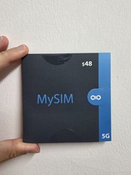 中國移動MySIM $48 5G SIM卡 數據儲值卡,無合約,無行政費