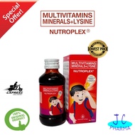 Nutroplex syrup 120ml multivitamins minerals + lysine