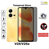 ANTI GORES KACA UNTUK VIVO V25 / V25E CERAMIC MATTE TEMPERED GLASS PRIVASI SPY PELINDUNG LAYAR