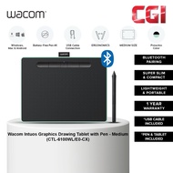 Wacom CTL-6100WL/E0-CX Intuos Medium Pen Tablet with Bluetooth - Pistachio