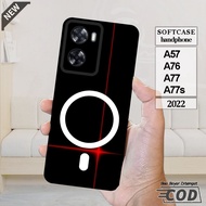 OPPO A57 Case -OPPO A76 -OPPO A77 -OPPO A77s _Cool, flexible, elastic, black silicone casing