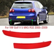 Rear Bumper Tail Turn Signal Reflector Fog Lamp Cover For VW Golf V 5 MK5 R32 2005 2006 2007 2008 20