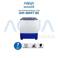 AQUA QW880XT MESIN CUCI 2 TABUNG 8 KG - SURABAYA