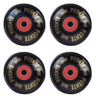 PUENTE 4Pcs/Set Cruiser Skateboard Wheels PU Wheels Long Board Cruiser Wheels with ABEC-9 Bearings