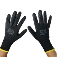 Black Palm Fit Gloves Mechanical Gloves Safety Gloves Project Work