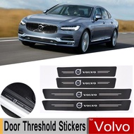 4Pcs Car Threshold Cover Door Sill Protector Paint Protection Film for Volvo S60 S90 XC40 XC60 XC90 