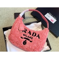 Hobo Pink Furry Bag Underarm Bag Soft Furry No Girls Can Resist