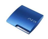 【二手主機】PS3 3000型 藍色主機 硬碟320G 附黑色手把+電源線+HDMI線 盒裝完整【台中恐龍電玩】