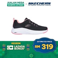 Skechers Women Slip-ins Sport Vapor Foam Fresh Trend Casual Shoes - 150024-BKPK Air-Cooled Memory Foam Kasut Sneaker, Perempuan