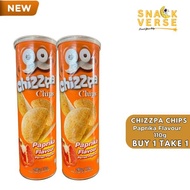 Chizzpa Chips - Paprika Flavour - 3.88oz / 110g PER CAN - JULY 31 2026