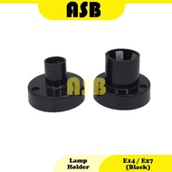 E14 / E27 Lamp Holder (Clip) (Black) E14 Led Bulb E27 Led Bulb
